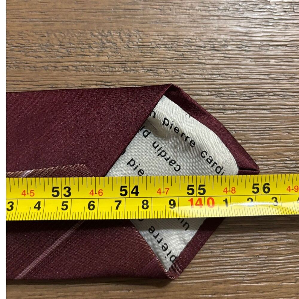 Vintage Pierre Cardin Lot of 3 Ties 3" Wide Striped Polyester Lazarus Pomeroy's - Picture 9 of 14